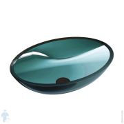 Раковина накладная Ceramicanova Grace 610х457х137 прямоуг., без отв. под смеситель,черный CN7011MBwx