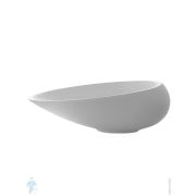Раковина накладная Ceramicanova Twist 500х300х140 без отв. под смеситель, белый CN12001