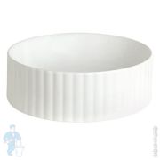 Полка стеклянная для консоли Duravit DuraSquare 570х310 белая 0099688300
