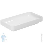 Умывальник Azzurra Elegance (750х400х140) накладной, б/отв.под смеситель, белый ELLG075400S0BI