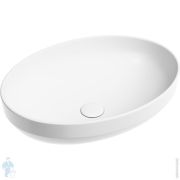 Умывальник RAVAK LITE 600/450 L (600х450х100) с отв. под смесит., без перелива, белый XJXL1260000