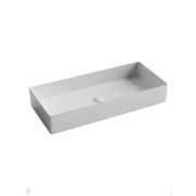 Раковина накладная Ceramicanova Element 801х361х130 прямоугольная,без перелива,белый CN6072