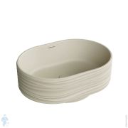 Раковина SALINI Armonia Round 03 450х450х450 накладная, S-Sense, белый глянцевый 130413G