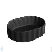 Раковина KERAMA MARAZZI AMAREMARE Artbasin Conchiglia накладная, 500х366х180, черная матовая CC.wb.50BLK.M