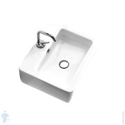Раковина SALINI Alda Wall 01 (580х450х150) иск.камень S-Sense,подвесная,глянец,черная 140311GF