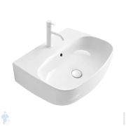 Донный клапан Salini D 401 для раковины, Click-Clack, S-Sense, белый матовый 151201M