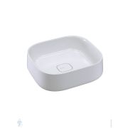 Раковина SALINI Oriente Bowl (450х405х140) иск.камень S-Sense, накладная, глянцевая, белая 1109102G