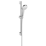 Душевой набор Hansgrohe Croma Select S Multi 110 (ручной душ, шланг, штанга 65см) хром/бел. 26560400