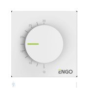 Терморегулятор ENGO проводной, непрограммируемый, накладной 230 В, белый, ESIMPLE230W