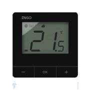 Терморегулятор умный ENGO ZigBee/868 МГц, 2хАА, черный, E25-BATB (E20BBATZB)