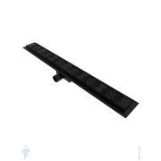 Душевой лоток toHit Tray 800x100x75-95 комбинир, гор. выпуск, c решеткой, черный TH10-018002