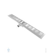 Душевой лоток toHit Tray 800x100x75-95 комбинир, гор. выпуск, c решеткой, нерж. сталь TH10-018001