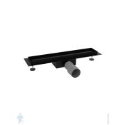 Душевой лоток под плитку toHit Tray 400x100x75-95 комбинир, гор. выпуск, черный, TH10-024002