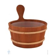 Уценка! Кадушка SAWO деревянная 4л. с пластиковой вставкой, кедр, 340-D