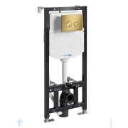 Инсталляция для унитаза WasserKRAFT Aller с клавишей, золото матовое 10TLT.010.ME.MG01