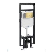 Инсталляция для унитаза WasserKRAFT Dinkel с клавишей смыва, золото матовое 58tlt.010.me.mg03