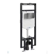 Инсталляция для унитаза WasserKRAFT Dinkel с клавишей смыва, черный глянцевый 58TLT.010.ME.PB03