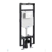 Инсталляция для унитаза WasserKRAFT Dinkel с клавишей смыва, белый/хром 58tlt.010.me.wh01