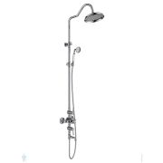 Душевая система Aquatek Классик AQ2543CR для ванны/душа, термостат, верхний/ручной душ, цвет: хром