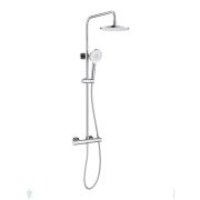 Душевая система Aquatek Европа AQ2343CR для душа, термостат, верхний и ручной душ, цвет: хром