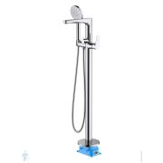 Смеситель для ванны/душа Aquatek Бетта AQ1145CR напольный, однозахватный, с ручным душем, цвет: хром