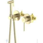 Набор с гигиеническим душем Aquatek Европа AQ1319BG встраиваемый, 2 отв., однозахватный, зол. шлиф