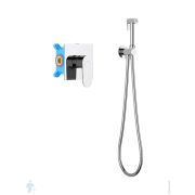 Набор с гигиеническим душем 4в1 Aquatek Оберон AQ1219CR встраиваемый, однозахватный, цвет: хром