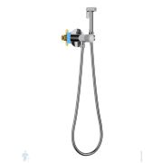 Набор с гигиеническим душем Aquatek Бетта AQ1023CR встраиваемый, 1 отв., однозахватный, цвет: хром