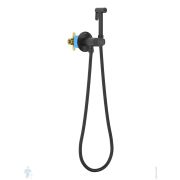 Набор с гигиеническим душем Aquatek Бетта AQ1023MB встраиваемый, 1 отв., однозахватный, черный мат