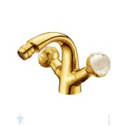 Смеситель Boheme Imperiale 336 для биде, на 1 отверстие, двухзахватный, золото