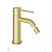 Смеситель для биде Aqueduto Cano CAN0550 однозахватный, низкий излив 73мм, цвет: шлифованное золото