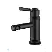 Смеситель для биде Aquatek Классик AQ1518MB однозахватный, низкий излив 93мм, цвет: черный матовый