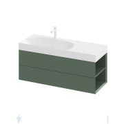 Тумба под умывальник RAVAK SD Lite 1200 R (1200х450х430) умывальник слева, зеленый X000001894