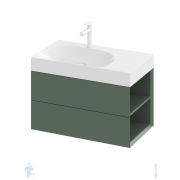Тумба под умывальник RAVAK SD Lite 800 R (800х450х430) умывалыник слева, зеленый X000001888