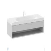 Тумба под умывальник RAVAK SD Lite 1200 (1200х450х430) серый X000001871