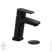 Уценка! Смеситель для умывальника RAVAK 10° Free black TD F 013.20 c дон. клап., мат.черный X070