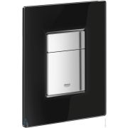 Уценка! Клавиша смыва для унитаза Grohe Skate Cosmopolitan 38845KS0 стеклянная поверхность, черная