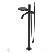 Смеситель Boheme Stick 129-BB.2 для ванны/душа, напольный, однозахв, с ручным душем, черный