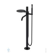 Смеситель Boheme Stick 129-BB.4 для ванны/душа, напольный, однозахв, с ручным душем, черный