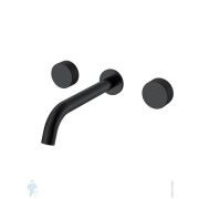 Смеситель Boheme Stick 152-2-B.2 для раковины, встраиваемый, двухзахватный, ручки:touch, черный