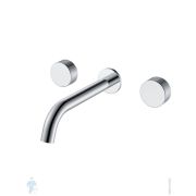Смеситель Boheme Stick 152-2-CR.4 для раковины, встраиваемый, двухзахватный, ручки:spirale, хром