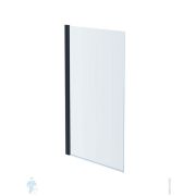 Шторка на ванну Aquatek AQ DEL SBA 08015GM 800X1500 одноэлементная, поворотная, профиль: сталь оруж