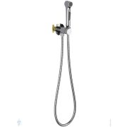 Набор с гигиеническим душем Aquatek Европа AQ1020CR встраиваемый, 1 отв., однозахватный, цвет: хром