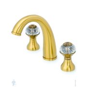 Смеситель Boheme Flora 317-FL для раковины, на 3 отверстия, двухзахватный, бронза