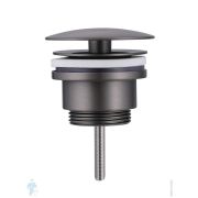 Донный клапан ABBER AF0012NG без перелива, фиксированный, никель
