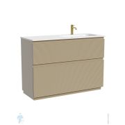 Тумба под раковину Sancos Folk Floor FL120FRCP 1190х445х850 напольная, правая, 2 ящика, Капучино