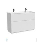 Тумба под раковину Sancos Folk Floor FL120FW 1190х445х850 напольная, с 2-мя ящиками, цвет: Bianco