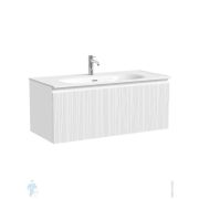 Тумба под раковину Sancos Code CD100W 990х453х400 подвесная, c 1-им ящиком, цвет: Белый