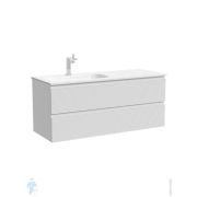Тумба под раковину Sancos Folk FL120LW 1195х445х500 подвесная, левая, 2 ящика, цвет: Bianco