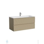 Тумба под раковину Sancos Folk FL100CP 995х445х500 подвесная, с 2-мя ящиками, цвет: Капучино
